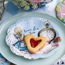 Bildspel - Pappersassietter Alice Wonderland