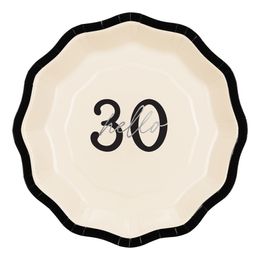 Pappersassietter Hello 30 Rosett