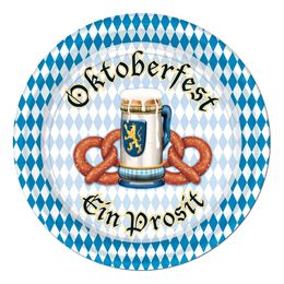 Pappersassietter Oktoberfest Ein Prosit