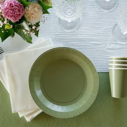 Bildspel - Pappersassietter Olive