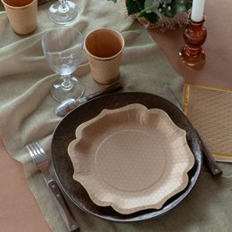 Lysbildefremvisning - Pappasjetter Prikkete Brun/Gull