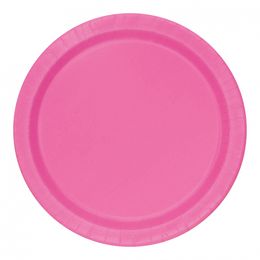 Paptallerkner Lyserøde