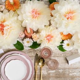 Bildspel - Pappersblommor Dekoration