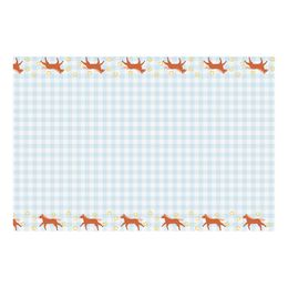 Pappersduk Schackrutig med Hästar