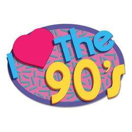 Pappersdekoration I Love the 90's