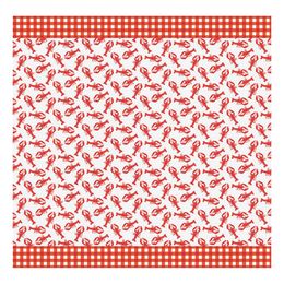 Lysbildefremvisning - Papirdug Krebs Rød/Hvid