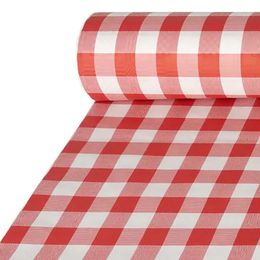 Papirduk Rød Rutete