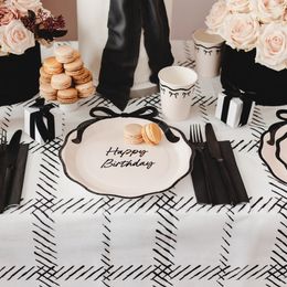 Bildspel - Pappersduk Rosett