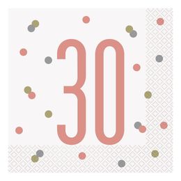 Lysbildefremvisning - Servietter Tall Hvite med Prikker