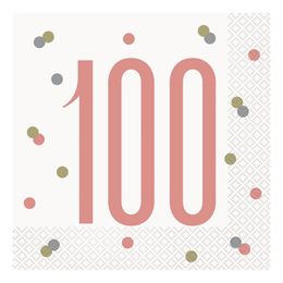 Lysbildefremvisning - Servietter Tall Hvite med Prikker