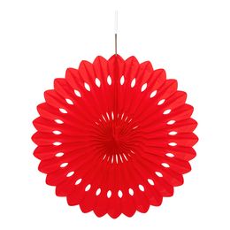 Paperiviuhka Punainen Riippuva Koriste