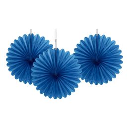 Papirdekorasjoner Blå Mini Hengende Dekorasjon