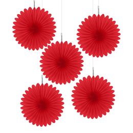 Paperiviuhkat Mini Punainen Kattokoriste