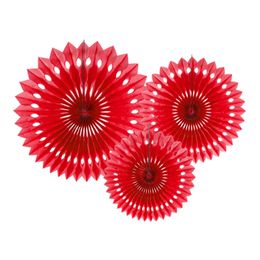 Pappersfjädrar Röda