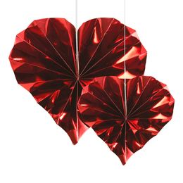 Pappersfjädrar Röda Hjärtan