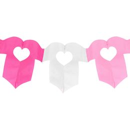 Papirgirlander Babyshower Rosamiks