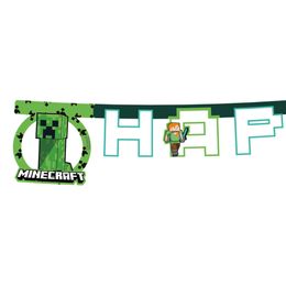 Bildspel - Pappersgirlang Minecraft