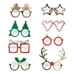 Bildspel - Pappersglasögon Julmotiv