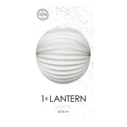 Papperslykta Rund Vit