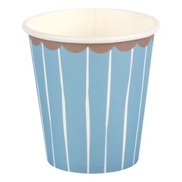 Pappersmugg Liten Blå/Brun