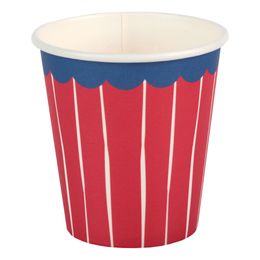 Pappersmugg Liten Röd/Blå