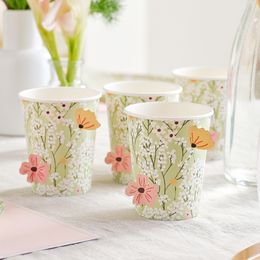 Bildspel - Pappersmuggar Baby Shower Floral