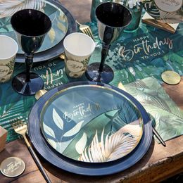 Bildspel - Pappersmuggar Birthday Jungle Vert