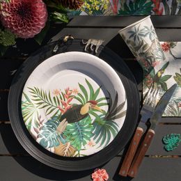 Lysbildefremvisning - Pappkopper Jungel Blad