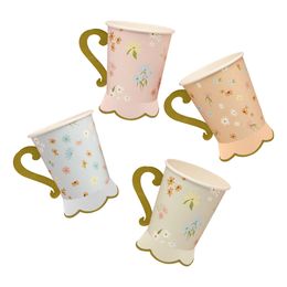 Pappersmuggar Floral Pastell