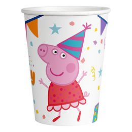 Peppi Pitkätossu™ Peppa’s Party -pahvimukit