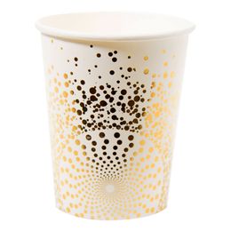 Papkrus Guld med Prikker