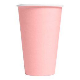 Pahvimukit Vaaleanpunaiset Suuret