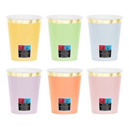 Lysbildefremvisning - Pappkopper Pastell