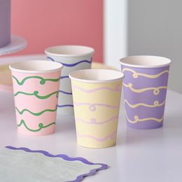 Lysbildefremvisning - Papkrus Pastel Wavy