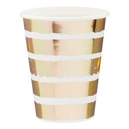 Pappkopper Stripete Gull Metallic