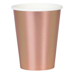 Pappersmuggar Roséguld Metallic