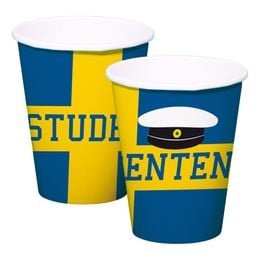 Pappersmuggar Studenten Blå/Gul