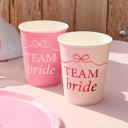 Bildspel - Pappersmuggar Team Bride Rosa Rosett
