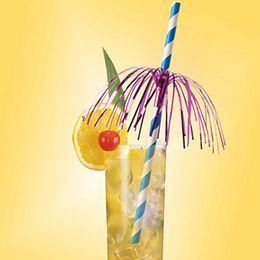 Bildspel - Papperssugrör Fyrverkerier Flerfärgad