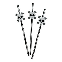 Papirsugerrør med Hodeskalle