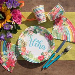 Lysbildefremvisning - Paptallerkener Aloha