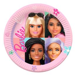 Papperstallrikar Barbie
