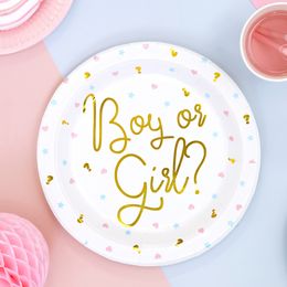 Diaesitys - Pahvilautaset Boy or Girl