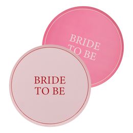 Papperstallrikar Bride to Be Rosa