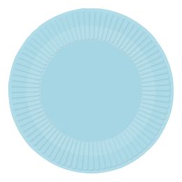 Papperstallrikar Ljusblå