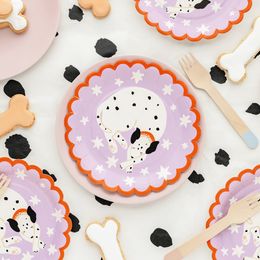 Bildspel - Papperstallrikar Dalmatiner