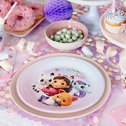 Lysbildefremvisning - Paptallerkener Gabbys Dukkehus