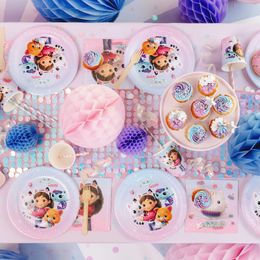 Lysbildefremvisning - Paptallerkener Gabbys Dukkehus