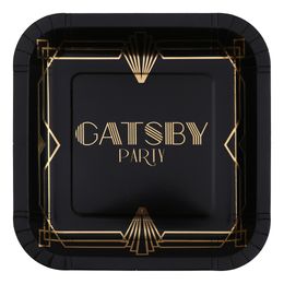 Papperstallrikar Gatsby Noir