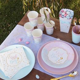 Diaesitys - Pahvilautaset Girl or Boy